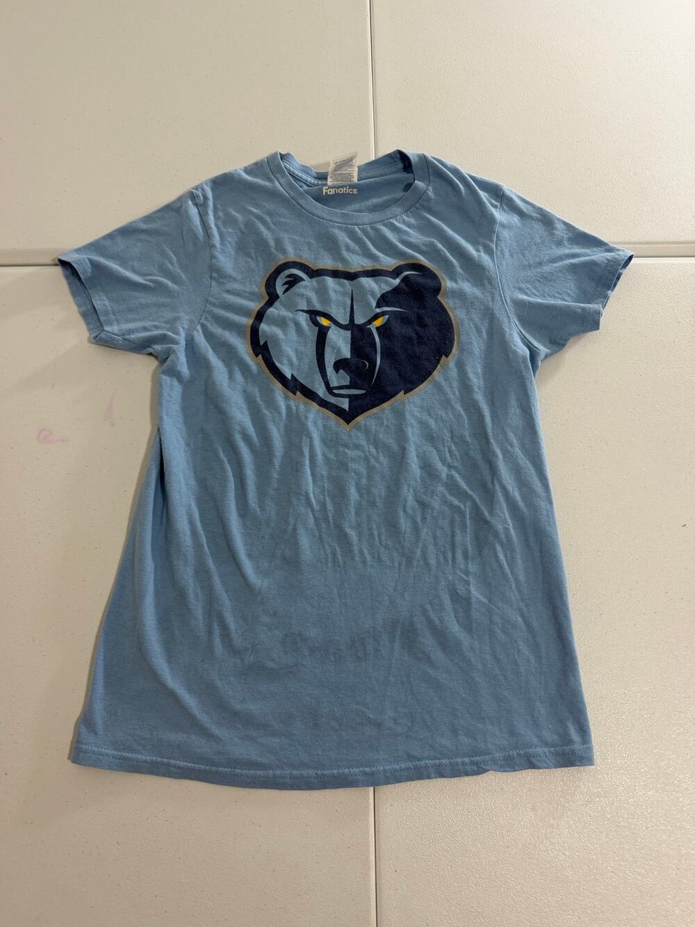 Memphis Grizzlies Ja Morant #12 T-Shirt Adult Small Light Blue Fanatics NBA Tee